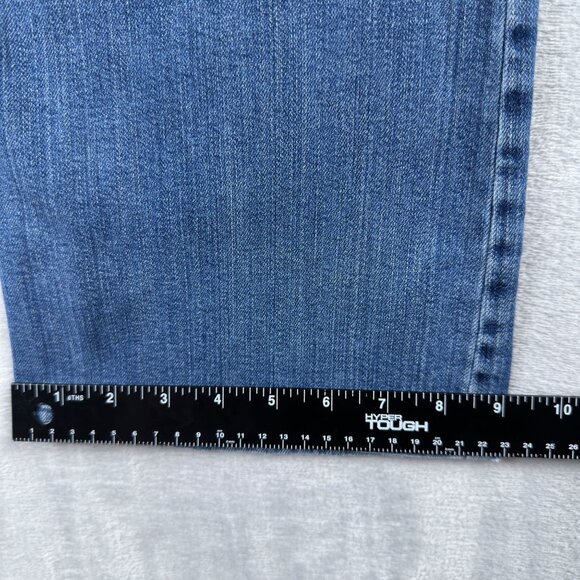 J. Jill Bootcut Jeans Mid Rise Medium Wash Denim Stretch Womens Size W31 Blue - Picture 11 of 12
